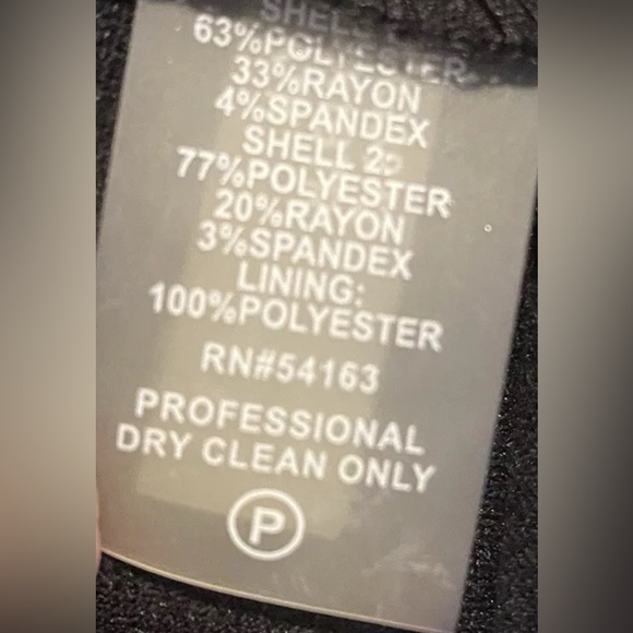 NWT Calvin Klein Blue/Black Color Block Sleeveless Cocktail Dress Size 12 - Picture 6 of 6